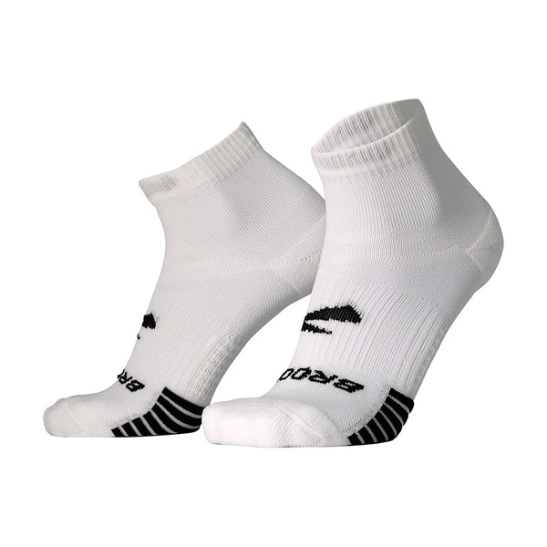 BROOKS Calza Running GHOST LITE QUARTER SOCK 2-PACK (col.100 / White)