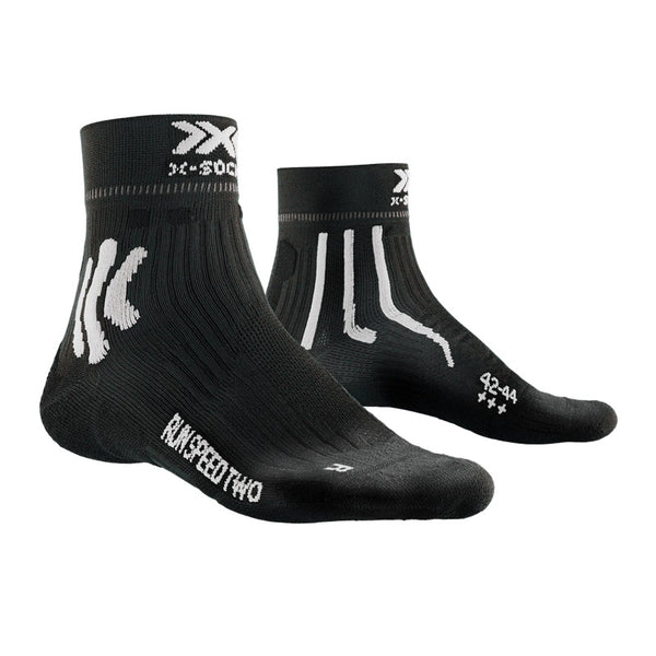 X-BIONIC / X-SOCKS Calze Running RUN SPEED TWO SOCKS 4.0 (Opal Black/Artic White)