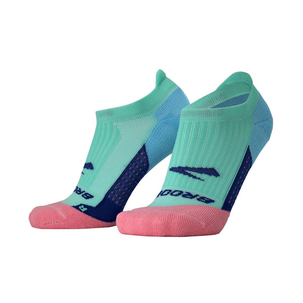 BROOKS Calza Running GHOST NO SHOW SOCK (col.413 / Salt Air / Pink)