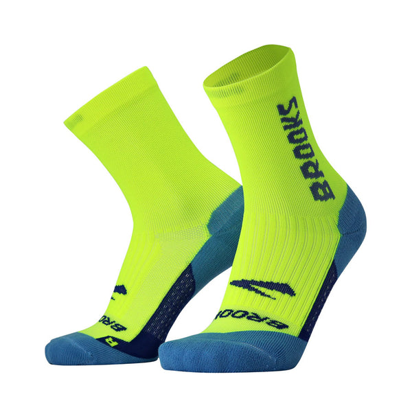 BROOKS Calza Running GHOST CREW SOCK (col.790 / Neon Yellow)