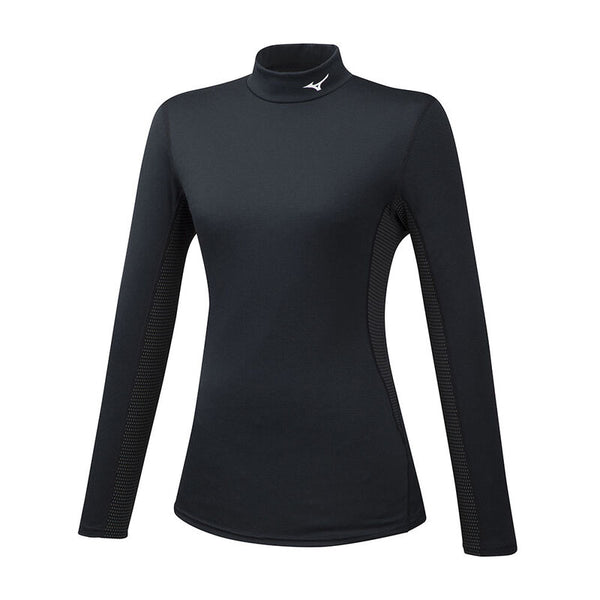 MIZUNO Maglia Termica Manica Lunga BREATH THERMO HIGH NECK (Nero