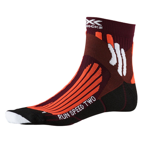 X-BIONIC / X-SOCKS Calze Running RUN SPEED TWO SOCKS 4.0 (Sunset Orange/Pearl Grey)