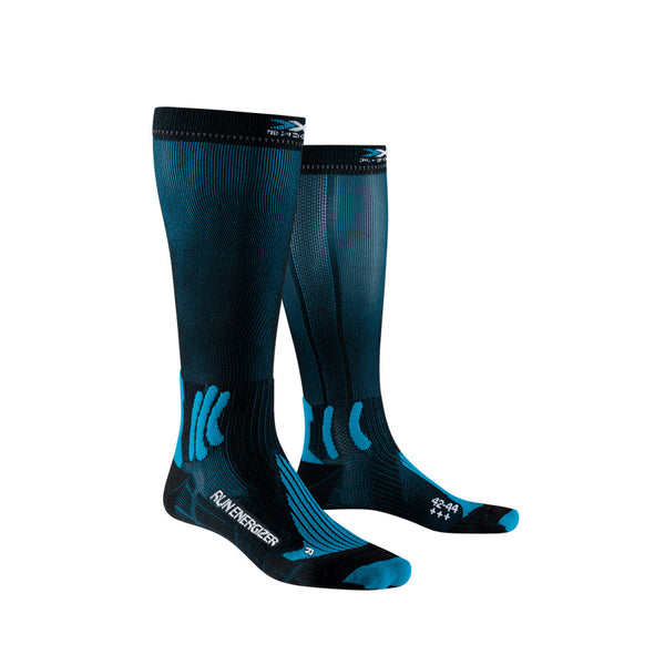 X-BIONIC / X-SOCKS Calze Running RUN ENERGIZER SOCKS 4.0 (Opal Black / Twyce Blue)