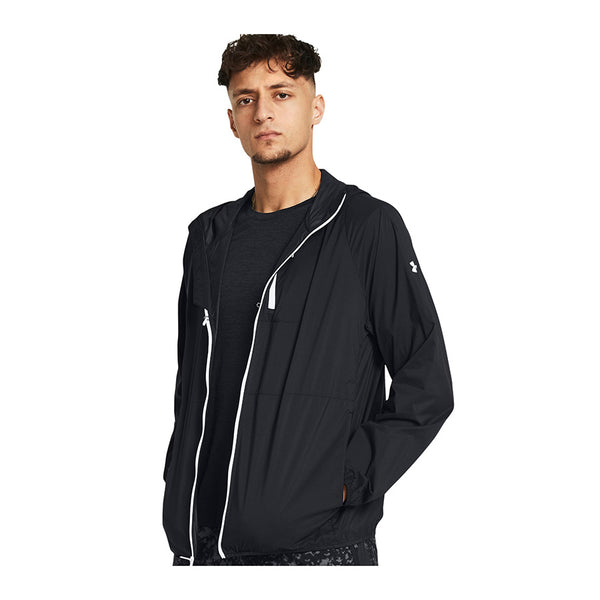 UNDER ARMOUR Giacca Antipioggia / Antivento LAUNCH LIGHTWEIGHT JACKET (col.001 / Nero)