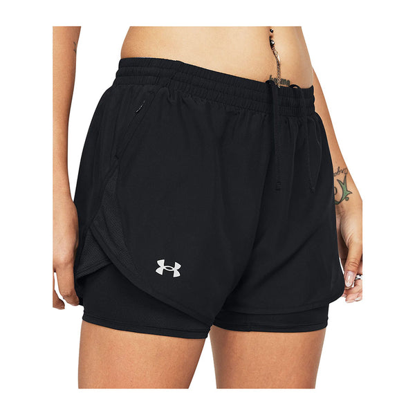 UNDER ARMOUR Pantaloncino Short UA FLY-BY 2-IN-1 (col.001 / Nero) [W]