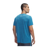 UNDER ARMOUR Maglia Manica Corta UA LAUNCH CAMO SHORTSLEEVE (col.452 / Ether Blue)