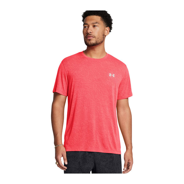 UNDER ARMOUR Maglia Manica Corta UA LAUNCH CAMO SHORTSLEEVE (col.713 / Racer Red)