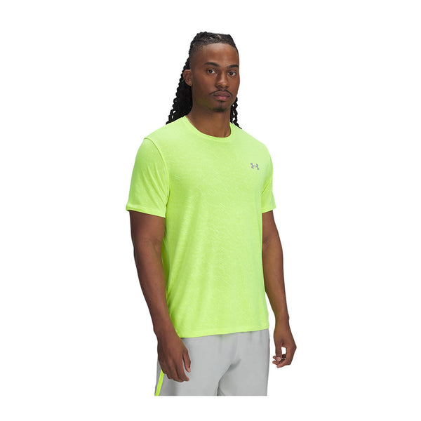 UNDER ARMOUR Maglia Manica Corta UA LAUNCH CAMO SHORTSLEEVE (col.731 / High Vis Yellow)