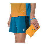 ASICS Giacca Antivento / Antipioggia ROAD PACKABLE JACKET (col.800 / Yamabuki/Aegean Blue)