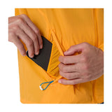 ASICS Giacca Antivento / Antipioggia ROAD PACKABLE JACKET (col.800 / Yamabuki/Aegean Blue)