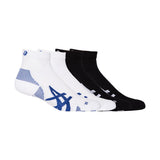 ASICS Calza CUSHION RUN QUARTER SOCK 2PPK (Black/White) [2 PAIA]