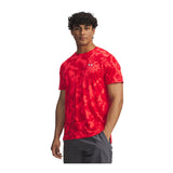 UNDER ARMOUR Maglia Manica Corta UA LAUNCH PRINTED SS TEE (col.713 / Racer Red)