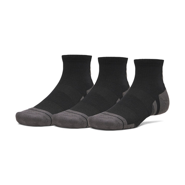 UNDER ARMOUR Calza Running UA PERFORMANCE TECH Quarter [3-Pack] (Nero)