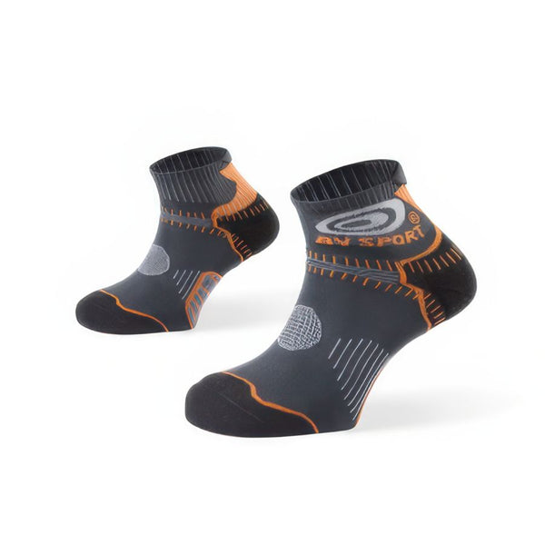 BV SPORT Calza TRAIL STX (Grigio/Arancio)