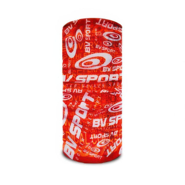 BV SPORT Bandana Tubolare / Scaldacollo / Buff (Rosso/Bianco)