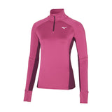 MIZUNO Maglia Manica Lunga ACTIVE WARMALITE HZ 1/2 ZIP SHIRT (col.85 / Magenta Haze) [W]